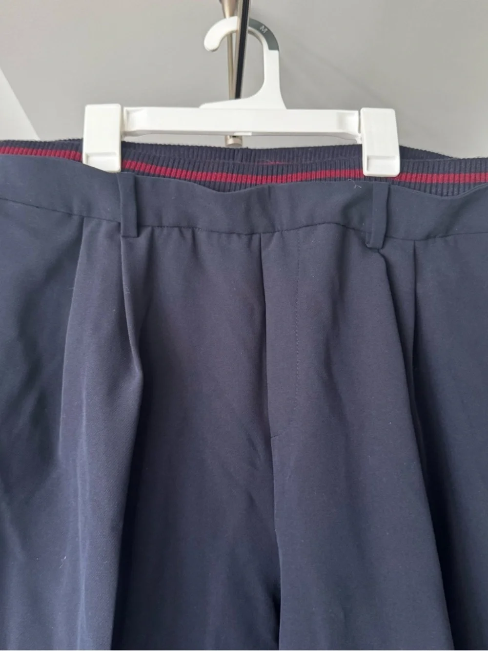 Favorite Daughter The Varsity Pant - Wide Leg XL - Navy Vino